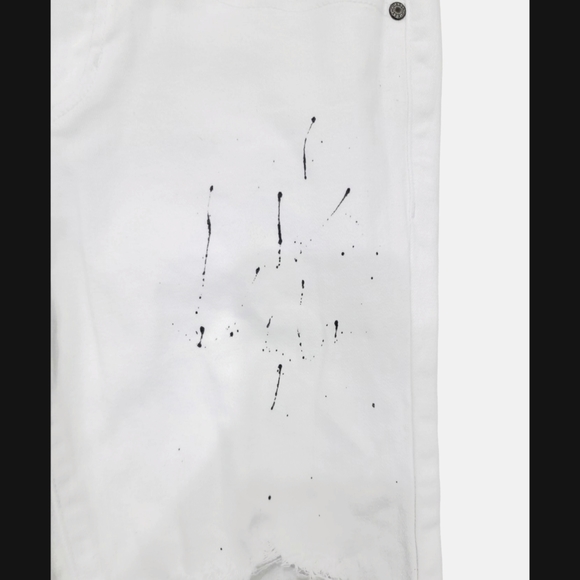 (M) Guess Paint Spatter Distressed Jeans (Mens) - Picture 3 of 13